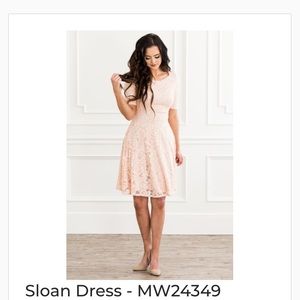 🌹Mika Rose 🌹 Sloan dress in blush pink